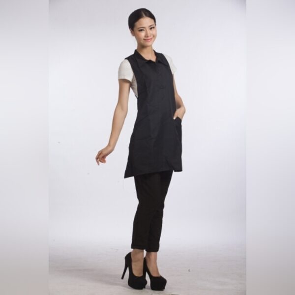 Delantal con Cuello Negro A06-35
