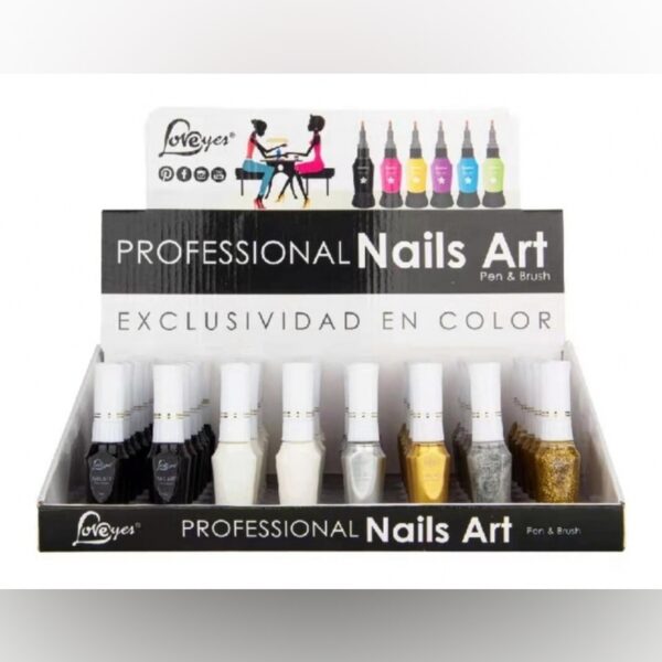 (A)Loveyes Esmaltes Pincel Liner Punta Deco Nail Dibujos LYN06A