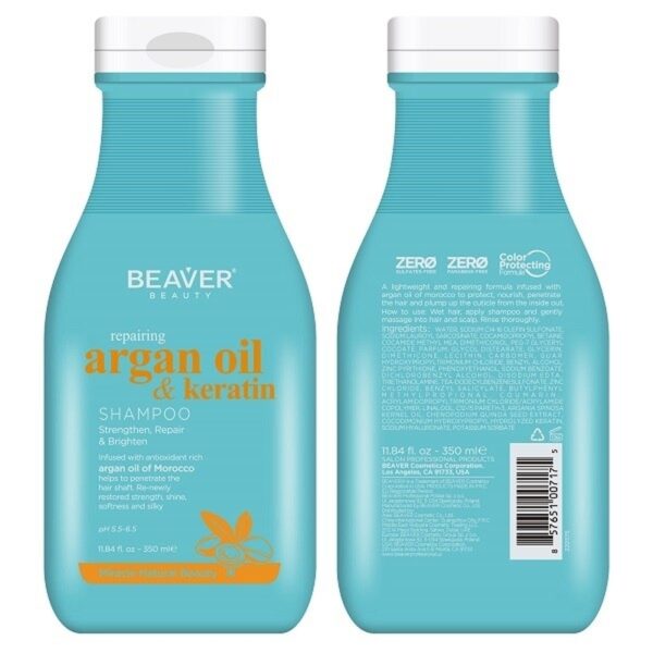 Beaver Shampoo Argan Oil 350ml - 220117502