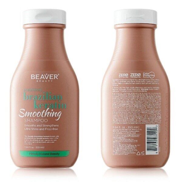 Beaver Shampoo Brazilian Keratin Smoothing 350ml - 35492