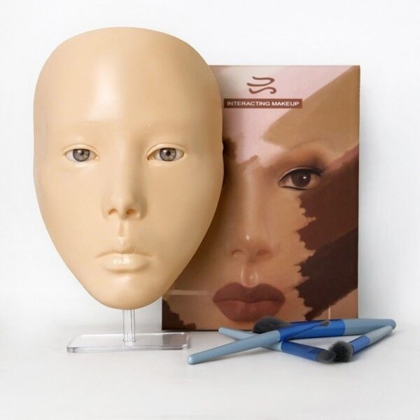 Modelo Para Estudiante De Maquillaje De Cara