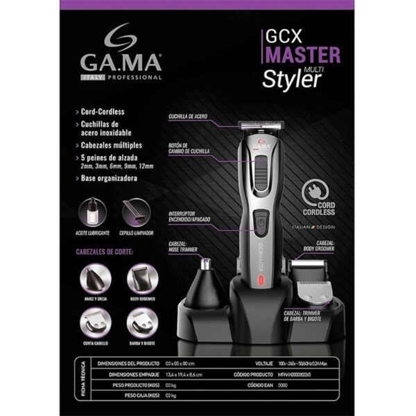 GAMA Maquina de Cortar Pelo 625
