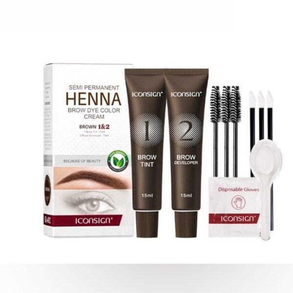 (Casta?o Oscuro) ICONSIGN? Tinte Pestanas 15ml+15ml