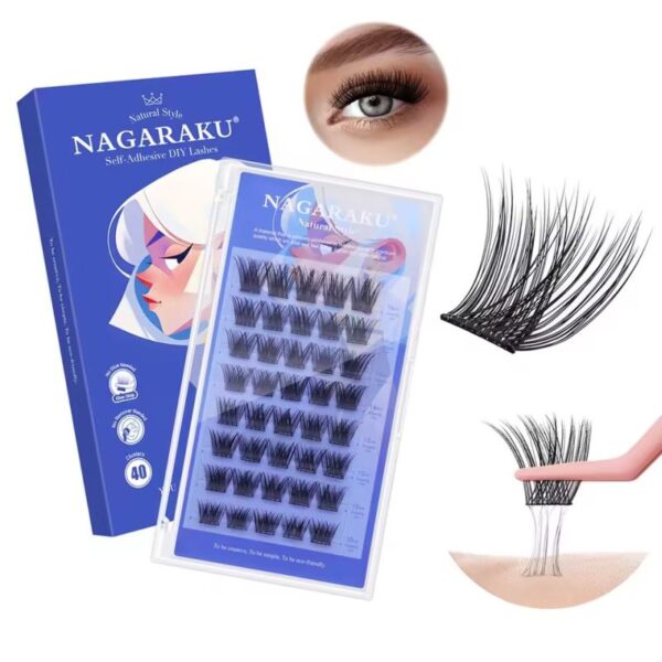 Nagaraku? Pestanas Self Adhesive Diy Lash??NaturalStyle??
