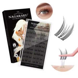 Nagaraku? Pestanas Self Adhesive Diy Lash??NaturalCatElf style??