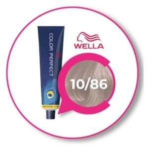 Wella Color Perfect Rich Naturals 10/86 Rubio Ultra Claro Perla Violeta - COOL 60ml