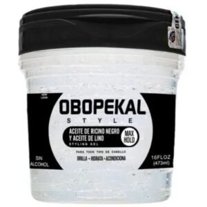 Obopekal Gel De Cabello Fijador Aceite De Ricino 473ml