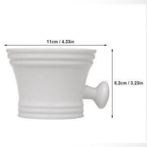 (Blanco) Maxcare Jabn De Plastico Crema Tazon De Afeitar L5065