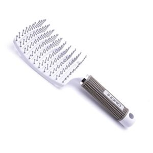 (Blanco)Maxcare Cepillo Paleta Curva Ceramica+ion