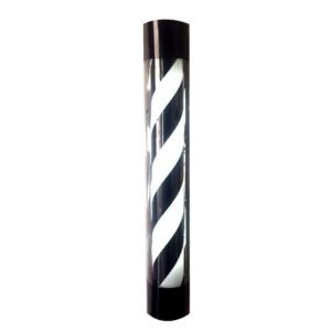 (Negro) Letrero de Barberia Giratorio Peluqueria 90cm*15cm