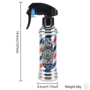 (Gris) Botellas Rociador Para Barberia 200ml