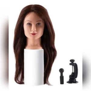 Cabeza Estudio 80% Natural 60cm Con Pedestal Plastico