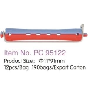 Bigudies Rojo/Azul 11mm de 12 UND PC95122