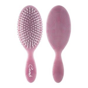 (Purpura) Cepillo Paleta Neum??tico Para Cabello