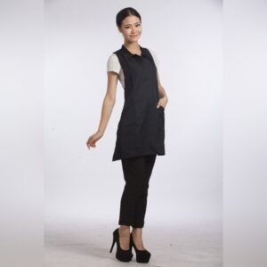 Delantal con Cuello Negro A06-35