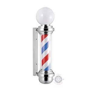 (Plateado) Letrero Con Bola Para Peluqueria 88cm