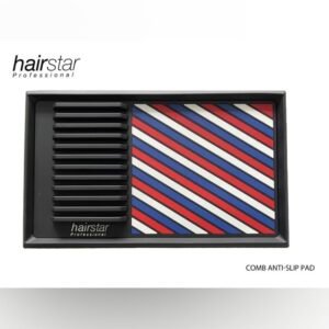 (Rojo Con Azul) 2pcs Hairstar? Base Goma Para Porta Peinetas