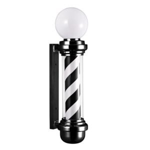 (Negro) Letrero Con Bola Para Peluqueria 88cm