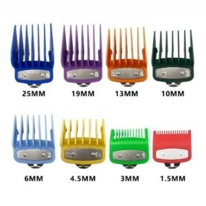 Set 8 Peines Aluminio Para Maquina Corte de 8 Unidades