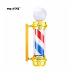 (Dorado) Letrero Con Bola Para Peluqueria 88cm