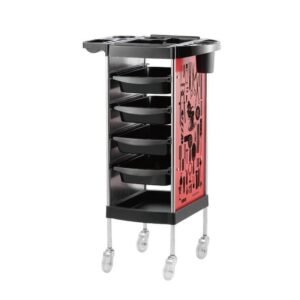 (Rojo)Carro Ayudante X11-B (Salon Belleza)