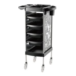 (Negro)Carro Ayudante X11-B (Salon Belleza)