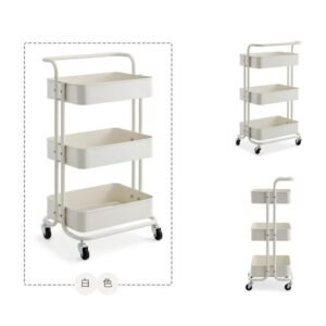 (Blanco) Carro Ayudante Plastico HB-G53