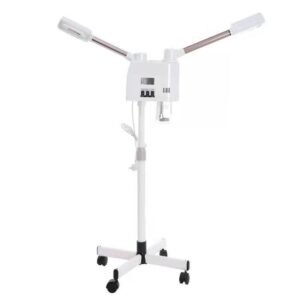 (Blanco) Vaporizador Facial Limpieza Cuidado Para Spa Barberia