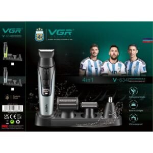 (Negro??VGR Maquina Cortapelos 4 in 1 V-634