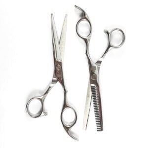 Set 2 Tijeras Plateada Matte F2-60 + F2-628