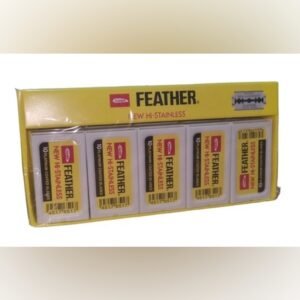 FEATHER Filos para Navaja 100 Hojas Dobles