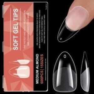 (TH-001-2)Soft Gel U?as Postizas Tips Diferentes Modelos 600 Pzs