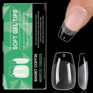 (HT-003-2)Soft Gel U?as Postizas Tips Diferentes Modelos 600 Pzs