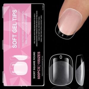 (YU-006-2)Soft Gel U?as Postizas Tips Diferentes Modelos 600 Pzs