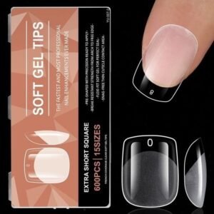 (YU-007-2)Soft Gel U?as Postizas Tips Diferentes Modelos 600 Pzs