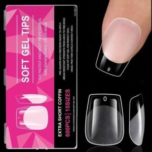 (YU-008-2)Soft Gel U?as Postizas Tips Diferentes Modelos 600 Pzs