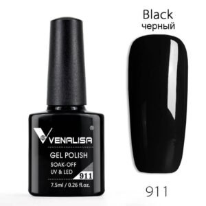 (911# Black)Venalisa Esmaltes Permanenten 7.5ml