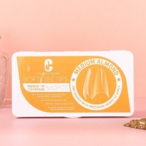 Clara Colors GEL Tips Profesional 550 Unidads - Medium Almond etiqueta amarrio
