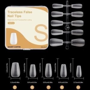 (005-S) Tips Gel Suave U?as Postizas Caja 100pzs
