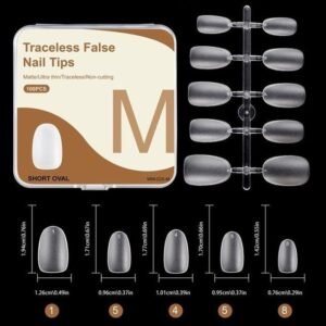 (035-M) Tips Gel Suave U?as Postizas Caja 100pzs