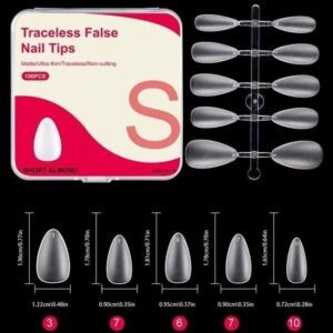 (041-S) Tips Gel Suave U?as Postizas Caja 100pzs