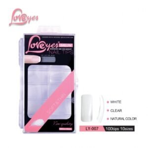 (Natural)Loveyes Nail Tips de 100 Unidades LY-007
