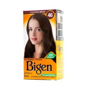 (#46) Bigen Tinte Permanente Polvo Castano Medio