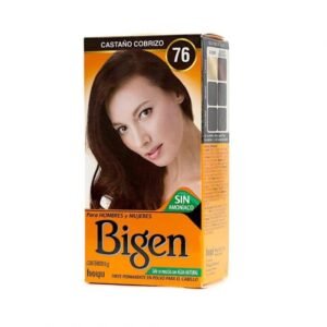 (#76) Bigen Tinte Permanente Polvo Castano Cobrizo