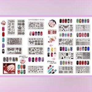 (02)Placas Metalica para Timbre Por 16 Unidades