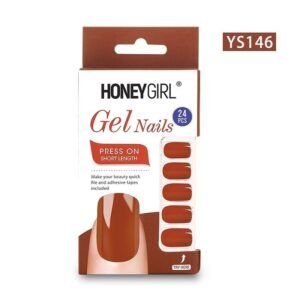 HoneyGirl Unas Postizas Gel Nail 24 Pcs - YS146