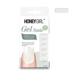 HoneyGirl Unas Postizas Gel Nail 24 Pcs - YS058