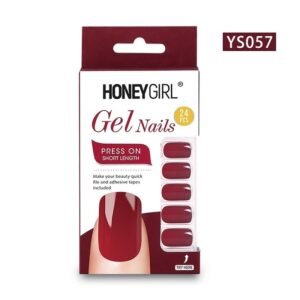 HoneyGirl Unas Postizas Gel Nail 24 Pcs - YS057