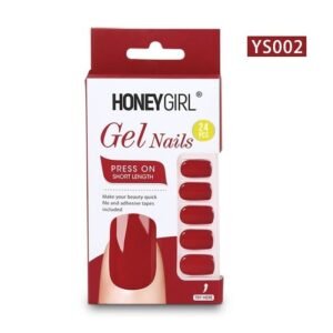 HoneyGirl Unas Postizas Gel Nail 24 Pcs - YS002