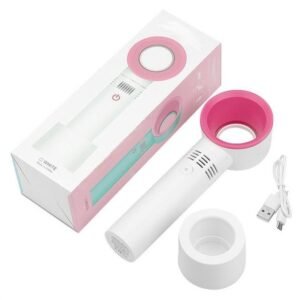 (Blanco) Ventilador Secador De Extensiones De Pestanas